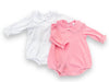 Long Sleeve Bubbles: White