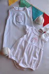 Tiny Slugger Applique Bubble - Pink