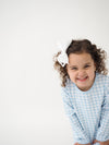 Blue Gingham Susie L/S Dress