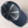 Mom Embroidered Cap: LIGHT DENIM