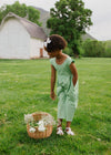 Green Daisy Pant Romper