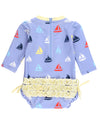 Down By The Bay Long Sleeve One Piece Rash Guard