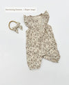 Wheat Floral Jennifer + Bow