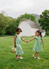 Green Daisy Pant Romper