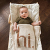 hi. Hand Knit Blanket