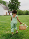 Green Daisy Pant Romper