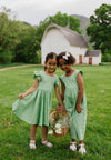 Green Daisy Pant Romper