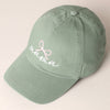 Mama & Bow Embroidered Baseball Cap