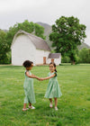 Green Daisy Pant Romper