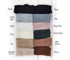 Knee high french lace knit socks
