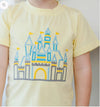 Yellow Castle Shorts Set