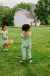 Green Daisy Pant Romper
