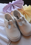 Khloe White Leather Shoe