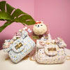 Mini Tweed Pearly Florals Crossbody