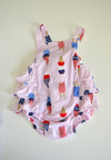 American Ice Cream Ruffle Sunsuit