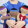 Basketball Player Knit Doll: 14" Purple/Gold