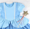 Blue Glass Shoe Princess