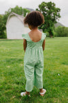 Green Daisy Pant Romper