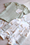 Darling Ducks Pocket Shorts Set