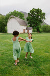 Green Daisy Pant Romper