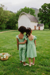Green Daisy Pant Romper