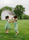 Green Daisy Pant Romper