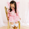 Bow Yarn Knit Sweater - Kids