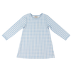 Blue Gingham Susie L/S Dress