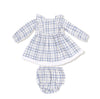 Blue Plaid Dress