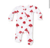 Painterly Mushrooms:
2 Way Zipper Footie