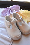 Khloe White Leather Shoe