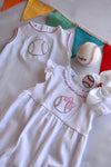 Tiny Slugger Applique Bubble - Pink