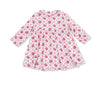 Rose Bow Lattice - L/S Ric-Rac Jill Dress