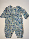 Blue Floral Coverall