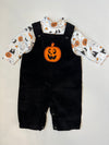 Jack-O-Lantern Corduroy Romper