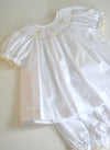 Smocked Cross Bishop Dress w. Bloomers