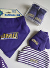 JMU Stripe Knit Cap: Newborn