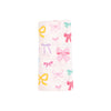 Colorful Bows Swaddle Blanket