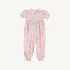 Short Sleeve Britt Romper: Golden Birthday