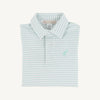 Prim & Proper Polo: Old Greenwich Green Stripe