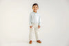 Prim & Proper Polo: Old Greenwich Green Stripe