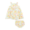 Spring Meadow Paperbag Ruffle Sundress