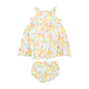 Spring Meadow Paperbag Ruffle Sundress