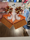Pumpkin Pie Earrings