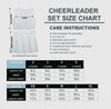 Purple Gold Cheerleader Set