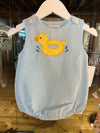 Duck Applique Sunsuit/Romper