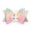 Pastel Rainbow Number Clip (#1-#6)
