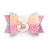 Pastel Rainbow Number Clip (#1-#6)
