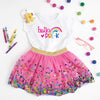 Raspberry Confetti Tutu