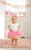 1st Birthday Tutu & Headband Set
